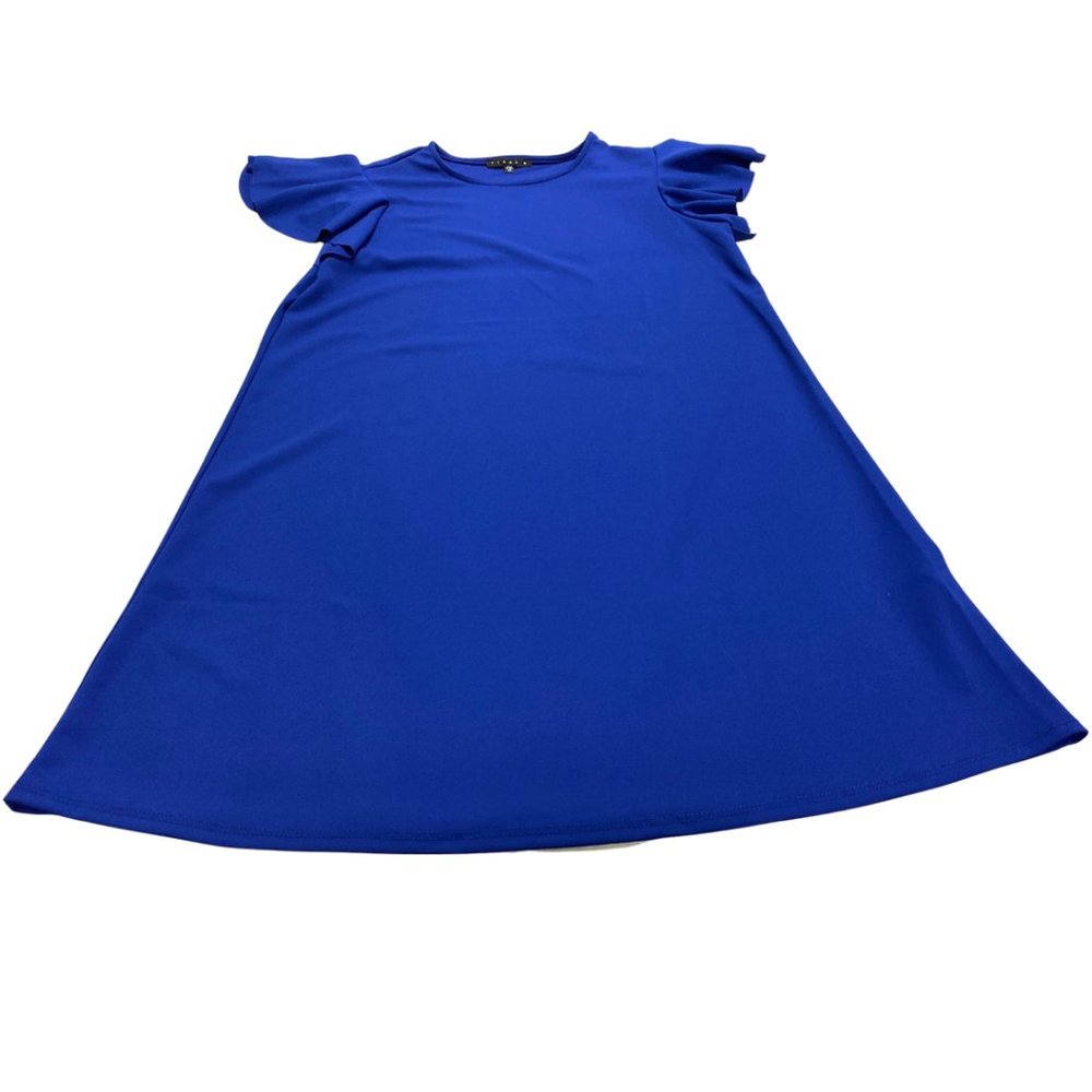 T I A N A B. Women's Short Ruffle Sleeve A-line Dress-14